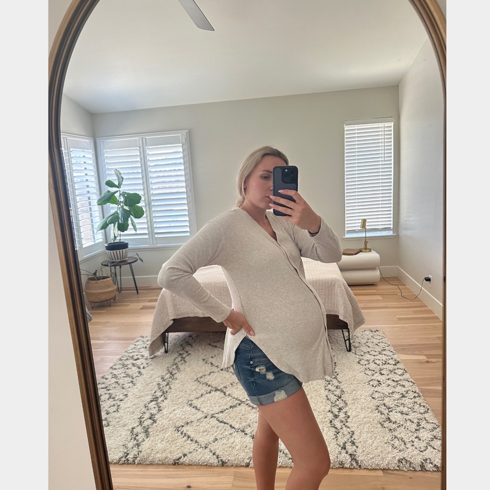 GAP Maternity Button Down Long Sleeve